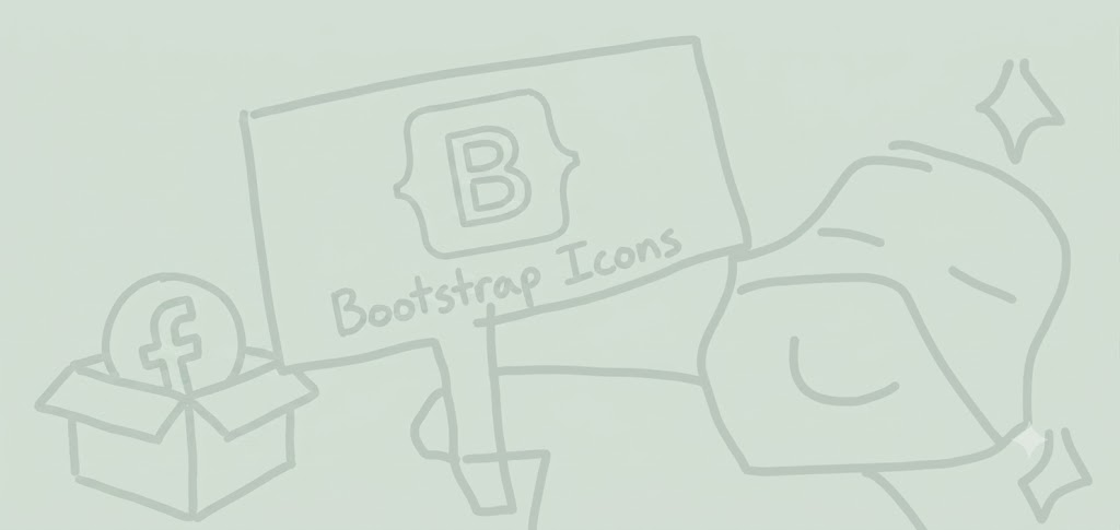 サイト内のアイコンをBootstrap Iconsに統一しました